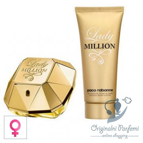 Paco Rabanne Lady Million Set 80ml+100ml